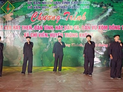  Ra mắt CLB hát Then, đàn Tính, hát dân ca ở Trùng Khánh