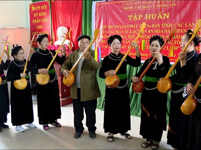 Gìn giữ nghệ thuật hát Then, đàn Tính ở Lâm Bình