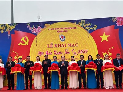 Điện Biên: Khai mạc Hội báo Xuân Ất Tỵ năm 2025