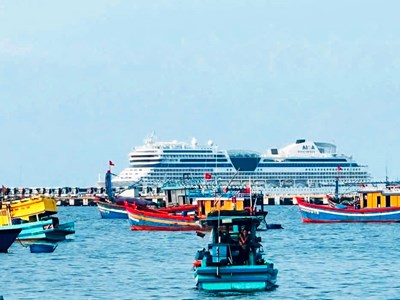 Tàu du lịch quốc tế chở hơn 2.000 khách quốc tế đến Phú Quốc