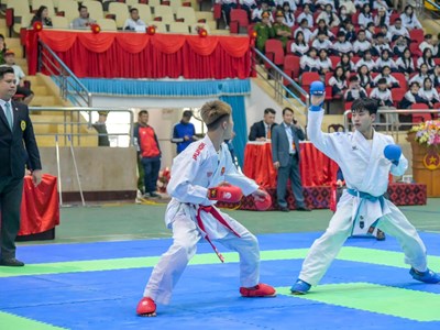Hơn 300 VĐV tham gia Giải vô địch Karate miền Bắc lần thứ V