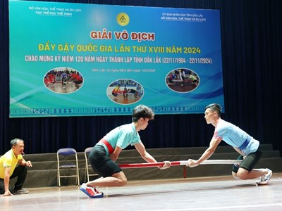 Hơn 250 VĐV tham dự Giải vô địch đẩy gậy quốc gia năm 2025