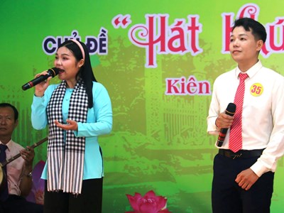 Hội thi song ca vọng cổ và trích đoạn cải lương tỉnh Kiên Giang 2025