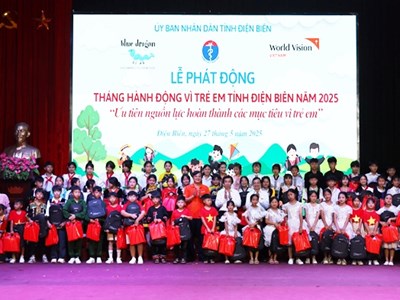 Phát động Tháng hành động vì trẻ em Điện Biên năm 2025