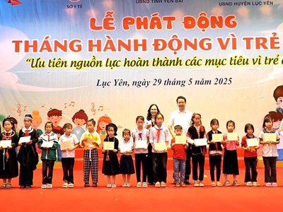 Yên Bái phát động Tháng hành động vì trẻ em 2025