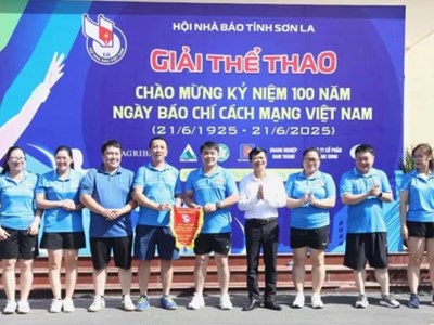 Giải thể thao chào mừng 100 năm Ngày Báo chí cách mạng Việt Nam