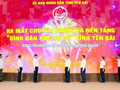 Yên Bái phát động phong trào “Bình dân học vụ số”