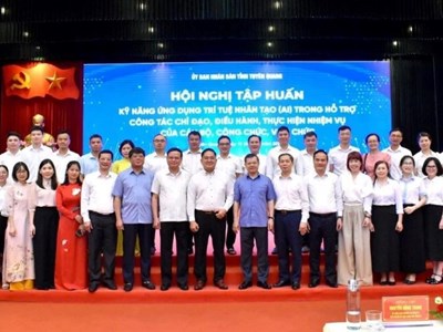 Nâng cao năng lực ứng dụng trí tuệ nhân tạo cho đội ngũ cán bộ, công chức, viên chức