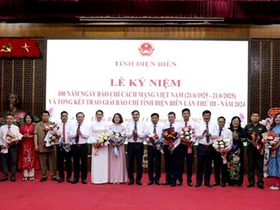Điện Biên: Gặp mặt kỷ niệm 100 năm Ngày Báo chí Cách mạng Việt Nam 21.6