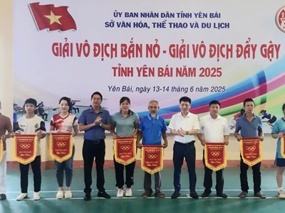 Giải vô địch bắn nỏ - đẩy gậy tỉnh Yên Bái năm 2025