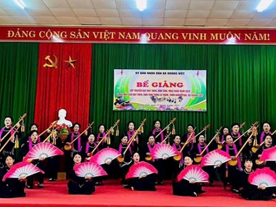 Bảo tồn nghệ thuật hát Then, đàn Tính, múa Chầu dân tộc Tày, Nùng 