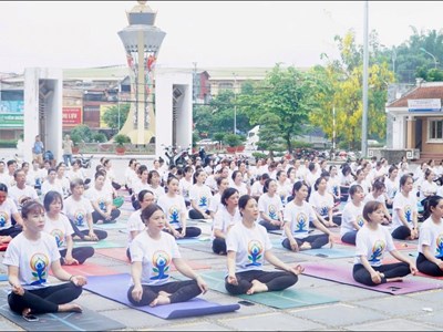 Điện Biên hưởng ứng Ngày Quốc tế Yoga năm 2025