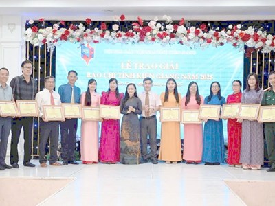  42 tác phẩm đoạt giải Báo chí tỉnh Kiên Giang năm 2025