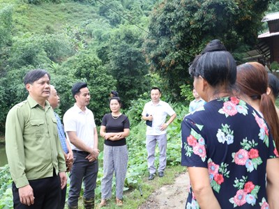  Xã Mường Pồn chủ động ứng phó trước nguy cơ sạt lở đất, lũ quét