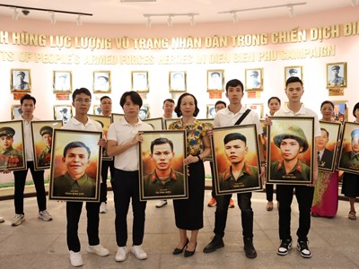 Triển lãm Chân dung Anh hùng Lực lượng vũ trang nhân dân trong chiến dịch Điện Biên Phủ