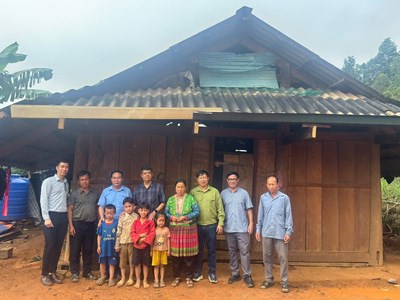 Chiềng Sinh xây “Mái ấm 6 – mầm xanh” cho 3 gia đình đặc biệt khó khăn