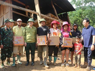 Ủy ban MTTQ tỉnh Điện Biên tiếp nhận 1,2 tỷ đồng ủng hộ  thiên tai