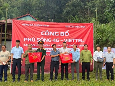 Sóng 4G về với bản đặc biệt khó khăn vùng cao Chiềng Sinh