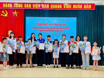 Trao giải Cuộc thi Đại sứ Văn hóa đọc tỉnh Tuyên Quang năm 2025