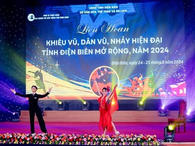 Giải Khiêu vũ thể thao nghệ thuật Điện Biên mở rộng 2025