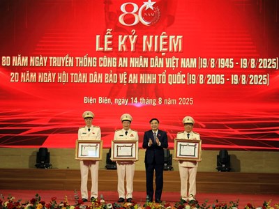 Điện Biên kỷ niệm 80 năm ngày truyền thống Công an nhân dân