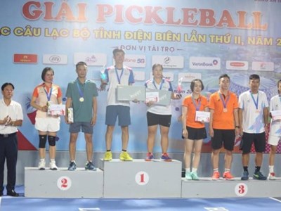 Bế mạc Giải Pickleball các CLB tỉnh Điện Biên lần thứ II, năm 2025
