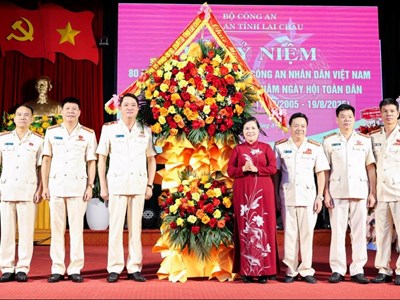 Lai Châu kỷ niệm 80 năm Ngày truyền thống Công an nhân dân