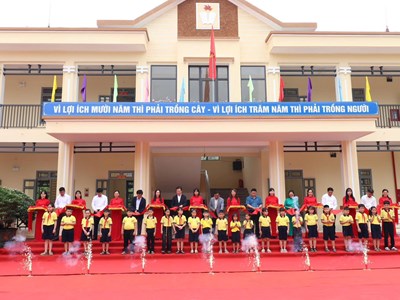 Khánh thành nhà lớp học trị giá gần 8.3 tỉ đồng ở xã vùng cao Yên Sơn