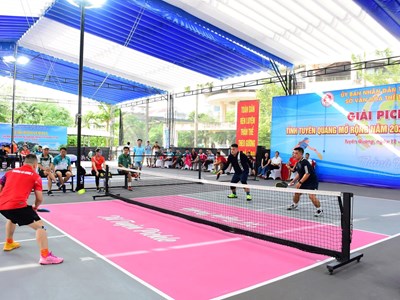 Gần 300 VĐV tham dự Giải Pickleball tỉnh Tuyên Quang mở rộng 2025