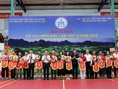 Khai mạc Giải vô địch Cờ vua miền Bắc lần thứ IX năm 2025