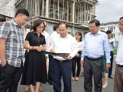 Bộ Xây dựng khảo sát các dự án nhà ở xã hội trọng điểm tại An Giang