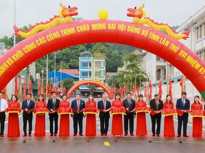 Khởi công, khánh thành các công trình chào mừng Đại hội Đảng bộ tỉnh Sơn La