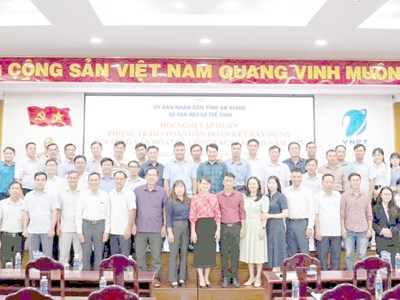 An Giang tập huấn nghiệp vụ xây dựng đời sống văn hóa và gia đình