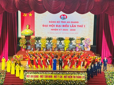 Khai mạc Đại hội đại biểu Đảng bộ tỉnh An Giang 