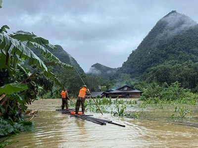 Khẩn trương ứng phó mưa lũ, ngập lụt đặc biệt nguy hiểm trên địa bàn