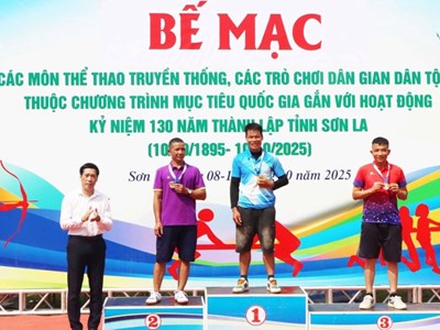 Bế mạc hội thi thể thao truyền thống, trò chơi dân gian các dân tộc Sơn La