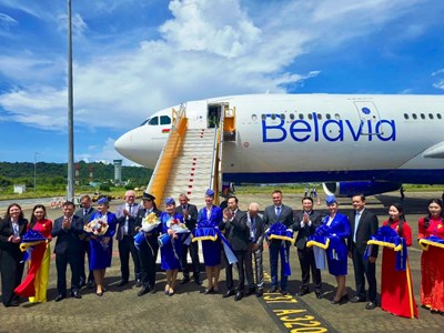 Đặc khu Phú Quốc đón chuyến bay du lịch đầu tiên đến từ Belarus 