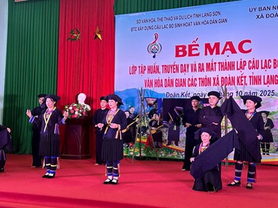 Xây dựng CLB sinh hoạt văn hóa dân gian các dân tộc để phát triển du lịch