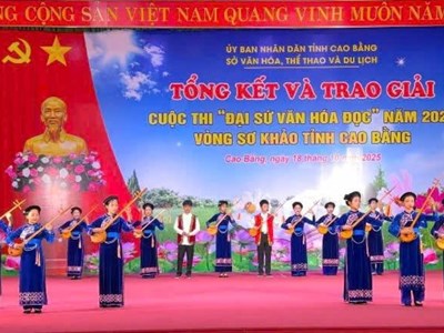 37 tác phẩm đoạt giải Cuộc thi Đại sứ Văn hóa đọc tỉnh Cao Bằng 2025
