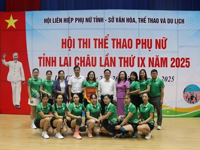 Gần 300 VĐV tham gia Hội thi thể thao phụ nữ tỉnh Lai Châu 2025