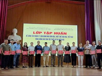 Nâng cao năng lực vận hành hiệu quả hệ thống thiết chế văn hóa cơ sở