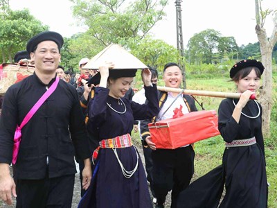 Độc đáo “Đám cưới người Tày” trên quê hương cách mạng Tân Trào