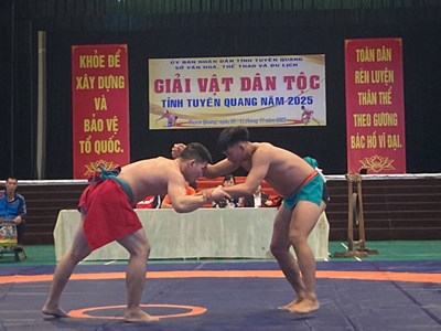 83 VĐV tranh tài tại Giải vật dân tộc tỉnh Tuyên Quang năm 2025 