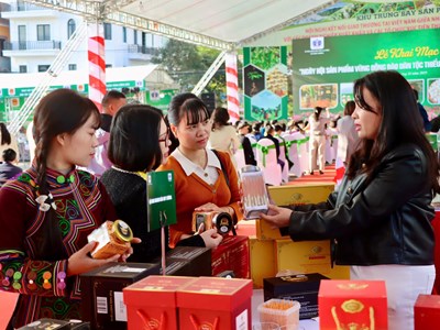 Khai mạc Ngày hội sản phẩm vùng đồng bào dân tộc thiểu số và miền núi phía Bắc 