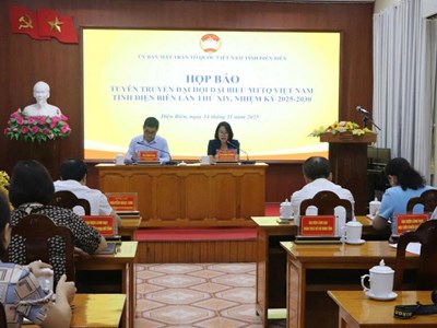 Đại hội Đại biểu MTTQ Việt Nam tỉnh Điện Biên lần thứ XIV diễn ra vào ngày 18 - 19.11