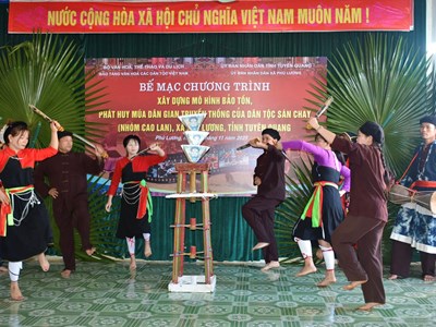 Gìn giữ, lan tỏa di sản văn hóa dân tộc Sán Chay trong đời sống đương đại