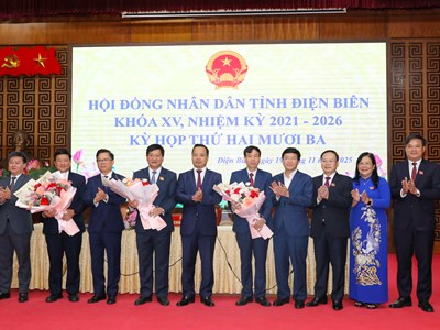 Kiện toàn các chức danh Chủ tịch HĐND, Chủ tịch UBND tỉnh Điện Biên