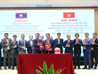 Tăng cường hợp tác y tế giữa Điện Biên và 3 tỉnh Bắc Lào giai đoạn 2026 – 2028