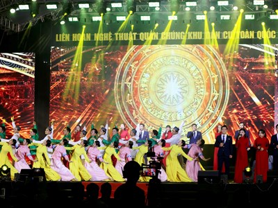 Bế mạc Liên hoan Nghệ thuật quần chúng Khu dân cư toàn quốc