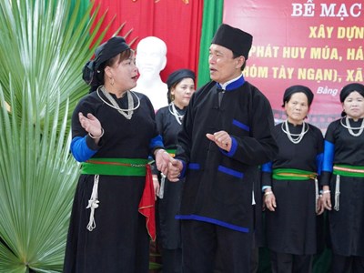 Người Tày Ngạn giữ văn hóa truyền thống để phát triển du lịch